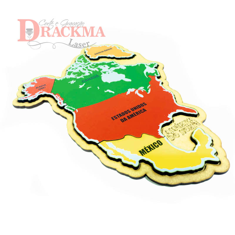 Quebra-Cabeça Mapa da América do Norte - Imagem 5