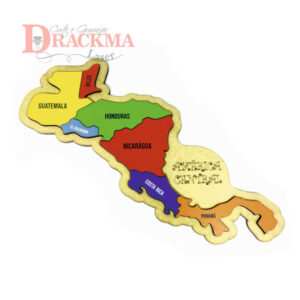 Quebra-Cabeça Mapa da América Central