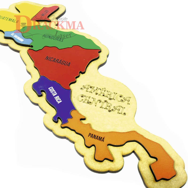 Quebra-Cabeça Mapa da América Central - Imagem 2