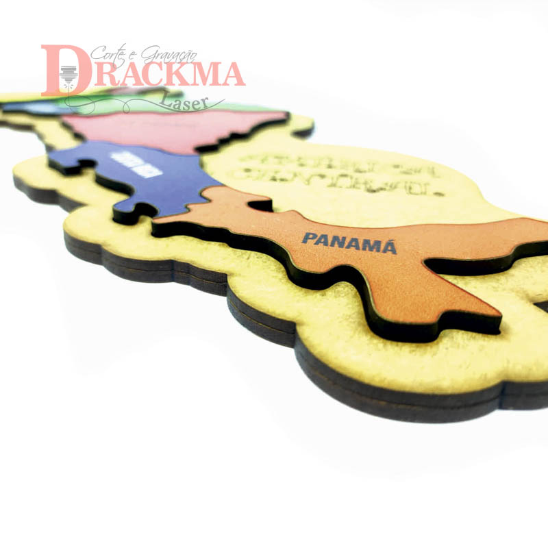 Quebra-Cabeça Mapa da América Central - Imagem 3
