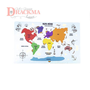 Quebra-Cabeça Mapa Mundi