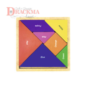 Brinquedo Educativo Jogo Tangram Português ou Inglês