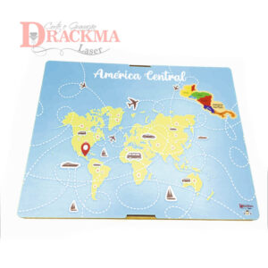 Caixa para Mapa da América Central